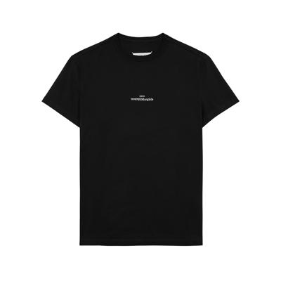 Maison Margiela Men Blackwhite Crewneck Logo T-shirt, M Luxury T-shirts For Men Darveys