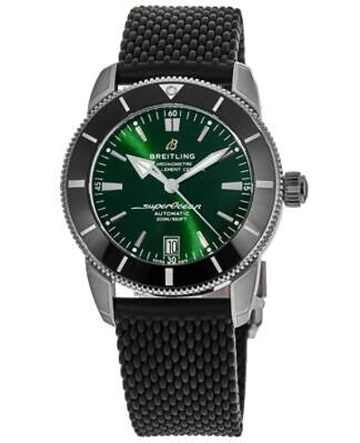 Pre-owned Breitling Superocean Heritage 42 Green Dial Men's Watch Ab2010121l1s1