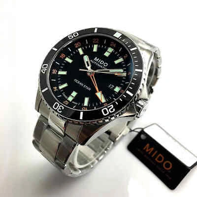 Pre-owned Mido Men's  Ocean Star Gmt Automatic Diver's Swiss Watch M0266291105101