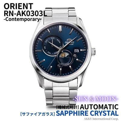 Pre-owned Orient Classic Rn-ak0303l Sun & Moon Mechanical Automatic Watch 22 Jewels Men's