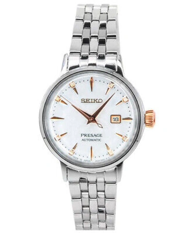 Pre-owned Seiko Presage Cocktail Time Clover Club Automatic Sre009j1 Ladies Women's Watch
