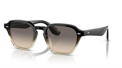 Pre-owned Oliver Peoples 0ov5499su Griffo 175132 Dark Military Crystal/shale Sunglasses In Shale Gradient