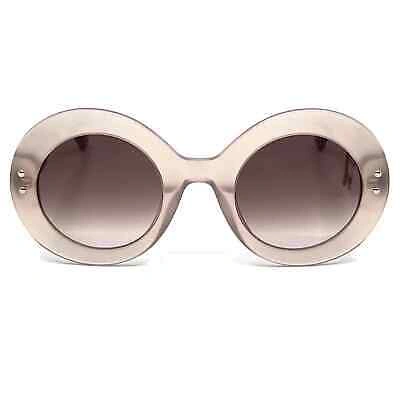 Pre-owned Carolina Herrera Sunglasses Her0081/s Fwmha Authentic In Gray