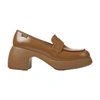 Camper Thelma 75mm Leather Loafers In Medium_brown