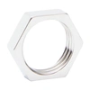 Maison Margiela Bolt And Nut Ring In Palladium