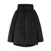 Jil Sander Hooded Water Repellent Tech Down Jacket In Black