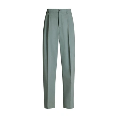 Maison Margiela Pendleton Yoke Trousers In Sage