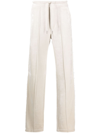 TOM FORD NEUTRAL VELOUR TRACK trousers