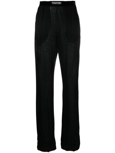 TOM FORD CASHMERE TRACK PANTS - WOMEN'S - CASHMERE/POLYAMIDE/ELASTANE