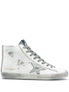 GOLDEN GOOSE GOLDEN GOOSE FRANCY LEATHER UPPER SUEDE LAMINATED STAR