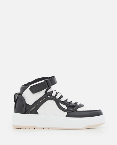 Stella Mccartney Sneakers S-wave 2 Aus Lederimitat In White,black