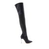 Casadei Woman Boot Black Size 9.5 Synthetisches Material In Black