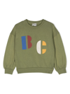 Bobo Choses Logo-print Organic-cotton Sweatshirt In Green