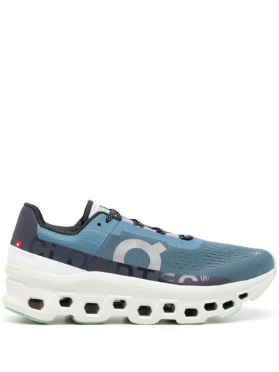 On Running Cloudmonster Running Trainers In Blue