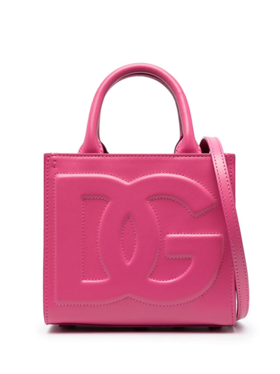 Dolce & Gabbana Mini Dg Daily Tote Bag In Pink