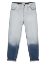 MOSCHINO TWO-TONE TAPERED JEANS