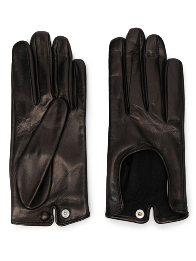 DURAZZI MILANO PRESS-STUD LEATHER GLOVES