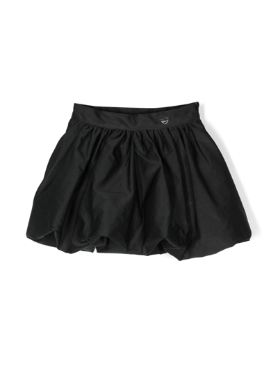 Monnalisa Kids' High-waisted Skirt In Black