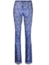 COPERNI CORDED-LACE FLARED TROUSERS