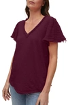 Michael Stars Tate T-shirt In Plum