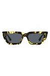 Isabel Marant Women's Black & Yellow Havana Rectangular Sunglasses