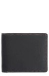 Royce New York Rfid Leather Trifold Wallet In Black/tan