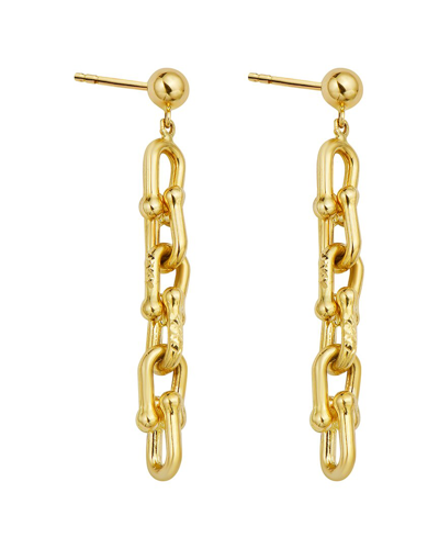 Italian Gold 14k U-link Earrings