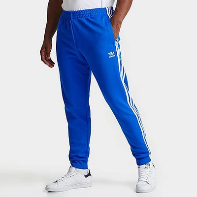 Adidas Originals Mens  Adicolor Superstar Track Pants In Blue Bird/white