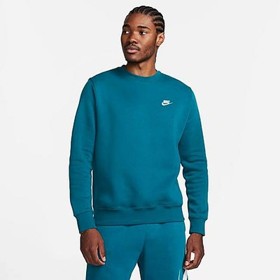 Nike Sportswear Club Fleece Crewneck Sweatshirt In Geode Teal - Main Image