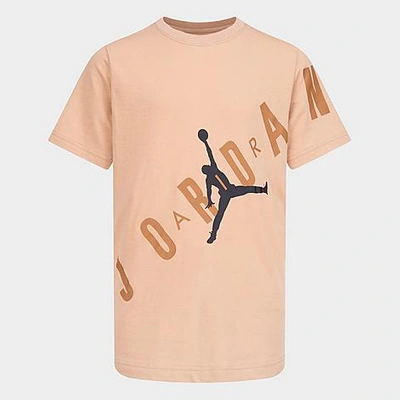 Nike Jordan Kids' Jordan Stretch Logo T-shirt In Hemp