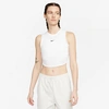 NIKE NIKE WOMEN'S SPORTSWEAR ESSENTIAL RIBBED CROPPED TANK TOP