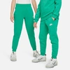 Nike Kids' Sportswear Club Fleece Jogger Pants In Stadium Green/white