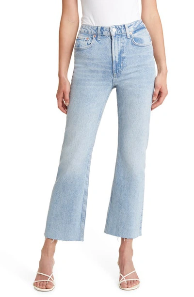 Rails Sunset High Waist Crop Flare Jeans In Snowbird