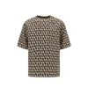 Valentino Iconographe Crewneck T-shirt In Brown