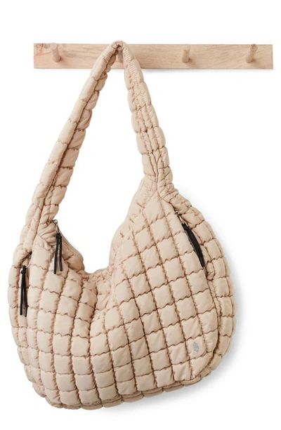 Fp Movement Quilted Carryall Bag In Off White