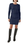 Michael Stars Jordan Ribbed Dress In Admiral
