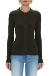 Pistola Kealy Rib Cardigan In Black