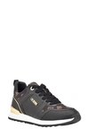 Guess Women's Kadlin Logo Detailed Retro Jogger Sneakers In Black Logo Multi