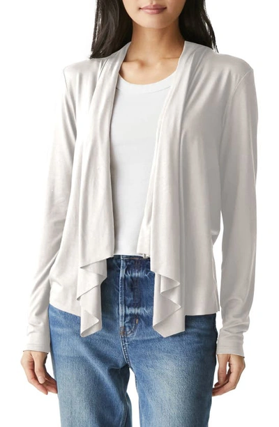 Michael Stars Vanessa Drapey Cardigan In Chalk