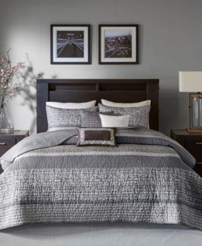 Madison Park Rhapsody Quilt Sets Bedding In Navy