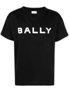 Bally Metallic Logo T-shirt In Black
