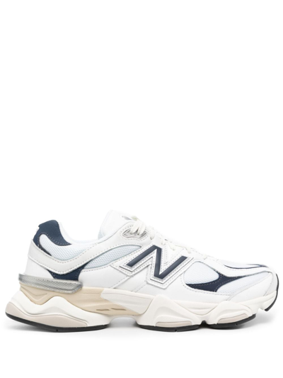 New Balance 9060 Panelled Sneakers In White