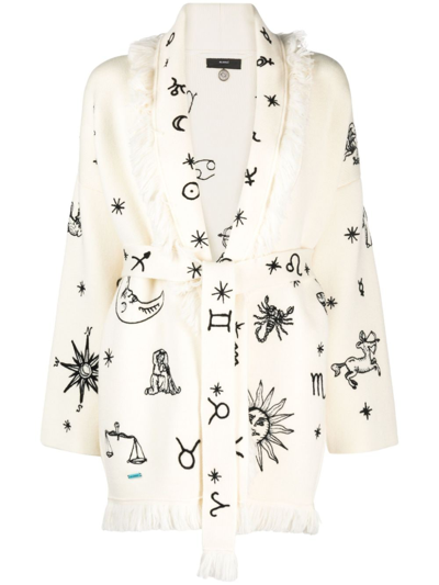 Alanui Horoscope Cardigan In White