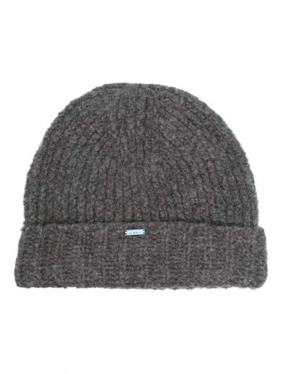 Alanui Finest Cashmere-silk Beanie In Grey