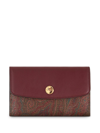 ETRO ESSENTIAL PAISLEY-PRINT LEATHER WALLET