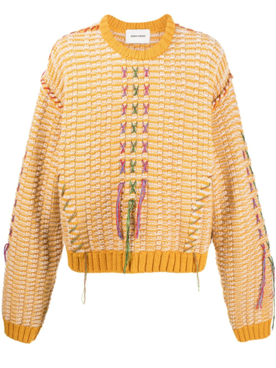 Henrik Vibskov Hank Out Trico-knit Jumper In Yellow ModeSens