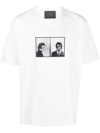 Limitato Photograph-print Short-sleeve T-shirt In White