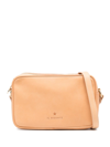 Il Bisonte Oliveta Vacchetta Leather Camera Crossbody Bag In Natural