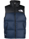 THE NORTH FACE LOGO-EMBROIDERED PADDED GILET