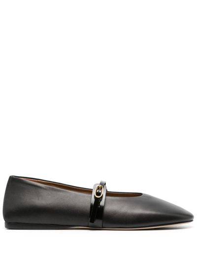 Jacquemus Les Ballerines Mary-jane Flats In Black